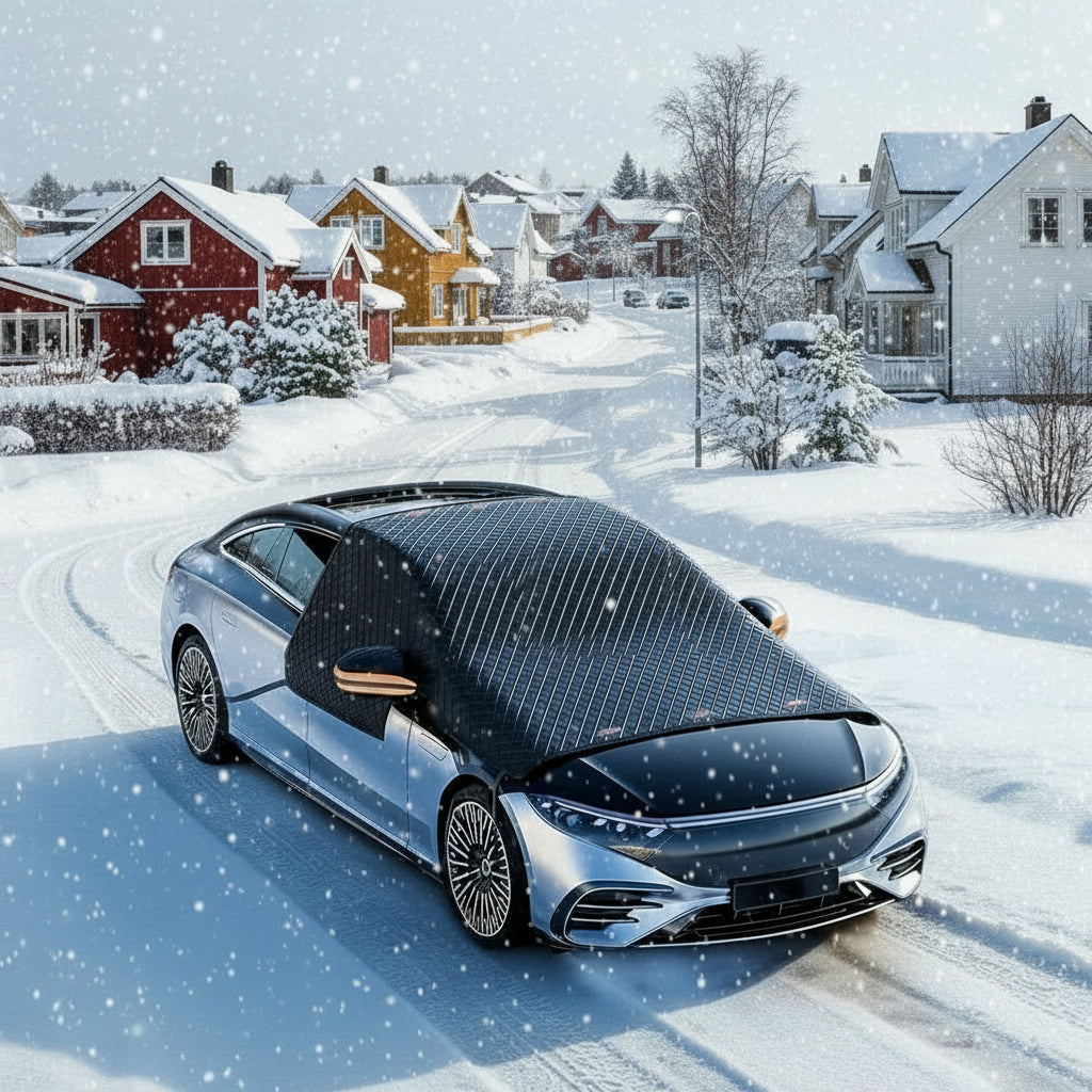 Magnetisk Snødeksel for Frontrute (Universal Passform)